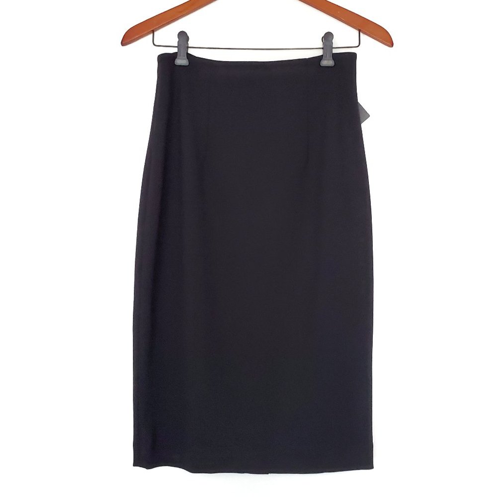 Halogen Soft Ponte Knit Pencil Skirt, Black, 4